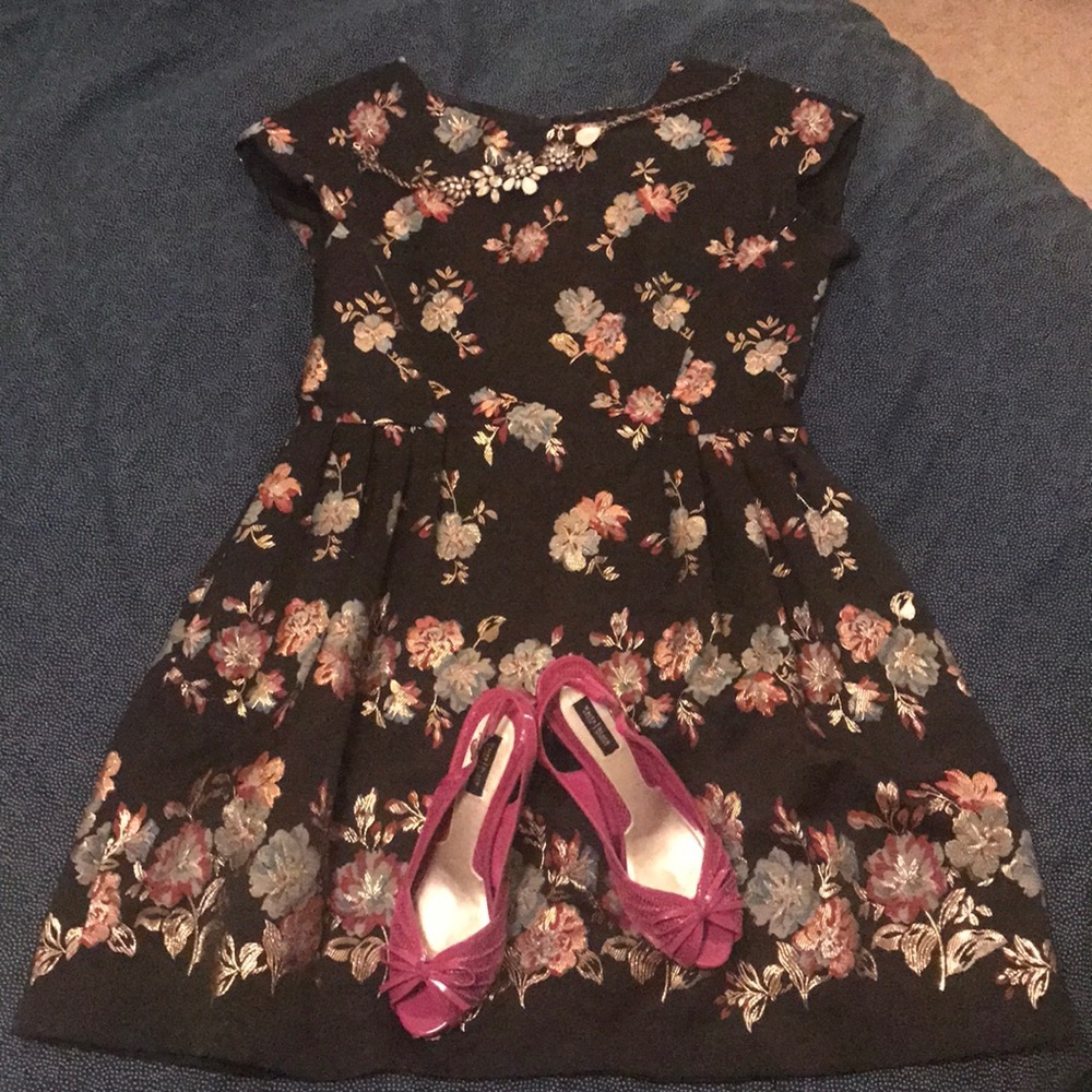 French Connection black cocktail dress.